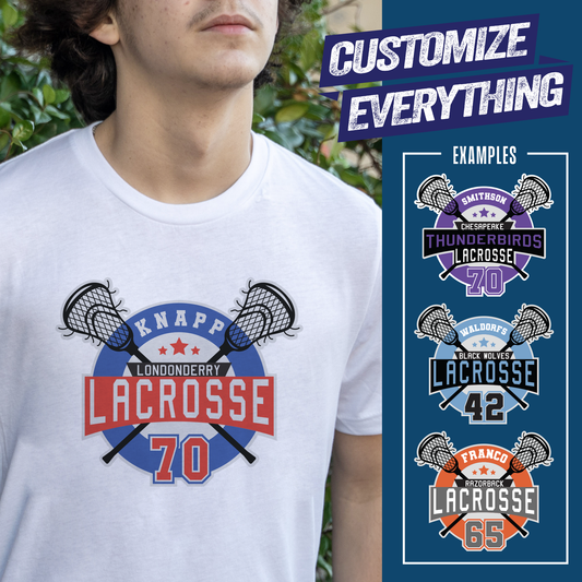 Custom Lacrosse Shield Shirt