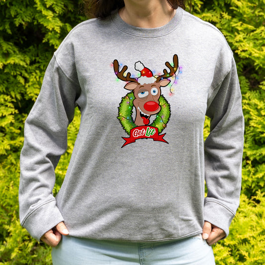 Get Lit Rudolph Sweatshirt